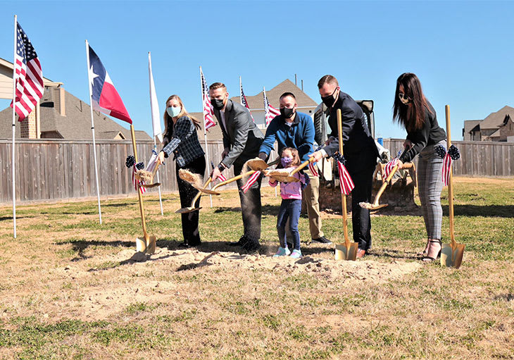 Groundbreaking Held on Mortgage Free Perry Home in Bridgeland